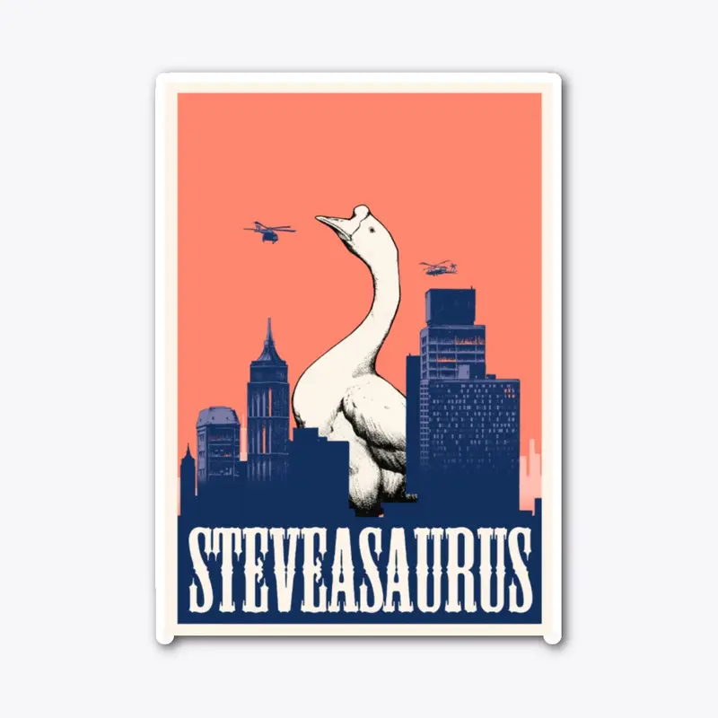 Steveasaurus Sticker