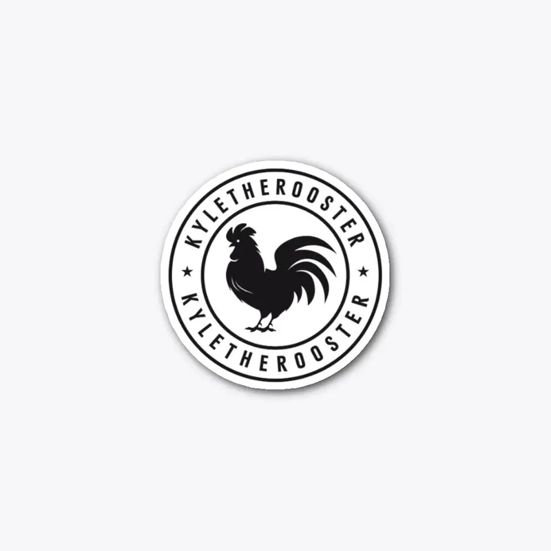 Kyle the Rooster Sticker